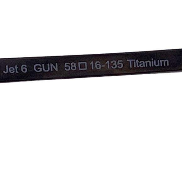FREUDENHAUS Jet 6 Gunmetal Gray Titanium FRAMES ONLY - Picture 8 of 8